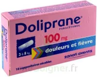 Doliprane 100 Mg Suppositoires Sécables 2plq/5 (10) à Nice