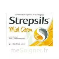 Strepsils Pastilles à Sucer Miel Citron Plq/24 à Nice